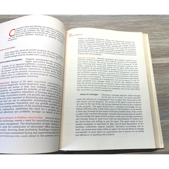 Fundamentals of Real Estate Textbook 1977 by Jerome Dasso - Picture 15 of 15